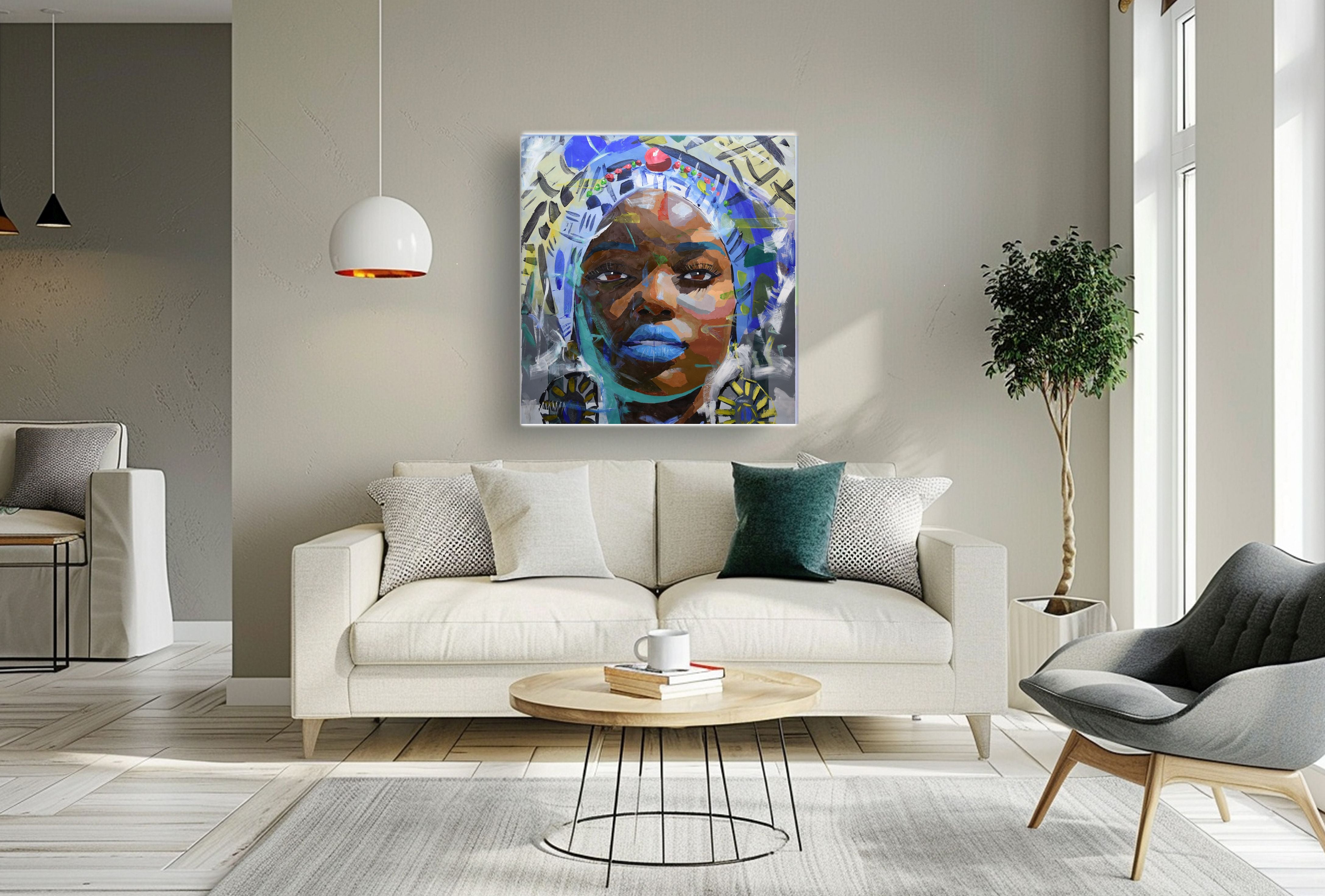 Crown of Light 105x100cm Acrylic on Canvas