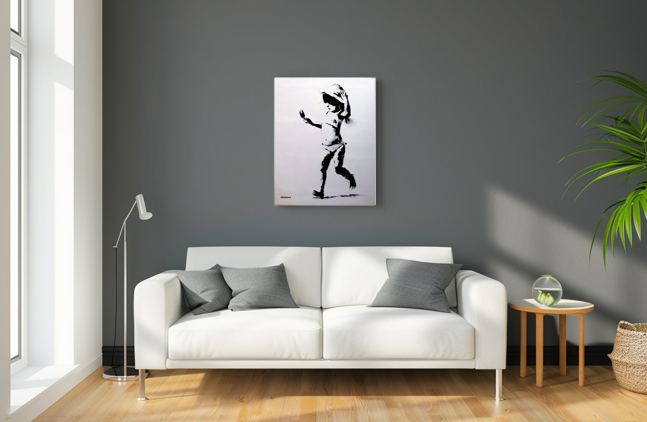 Ice Cream Kid  71x56cm Acrylic on Canvas