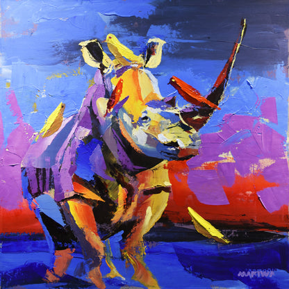 Defiant Grace 55x55cm Acrylic On Canvas