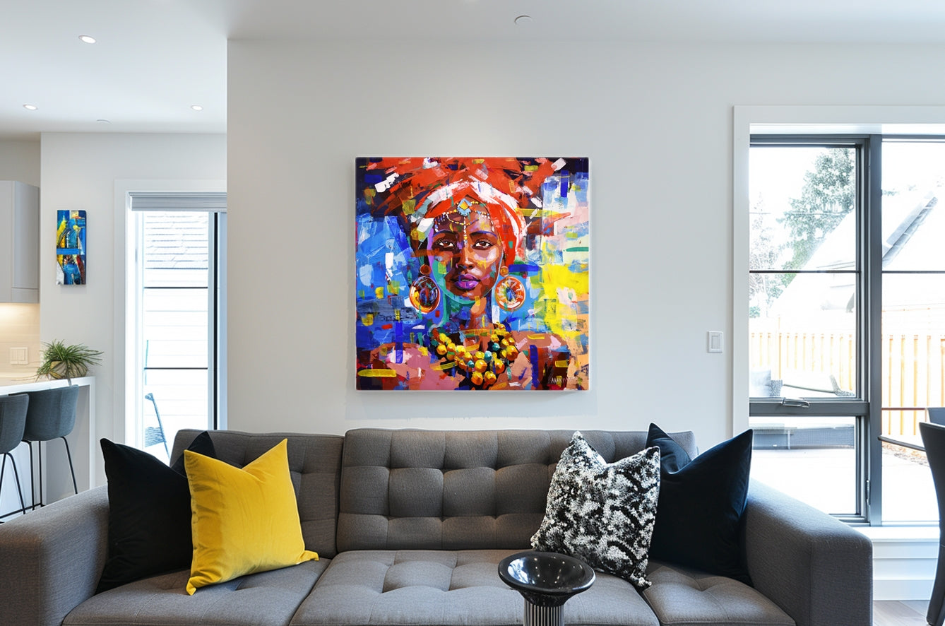 Bold and Beautiful 120x120cm Acrylic on Canvas