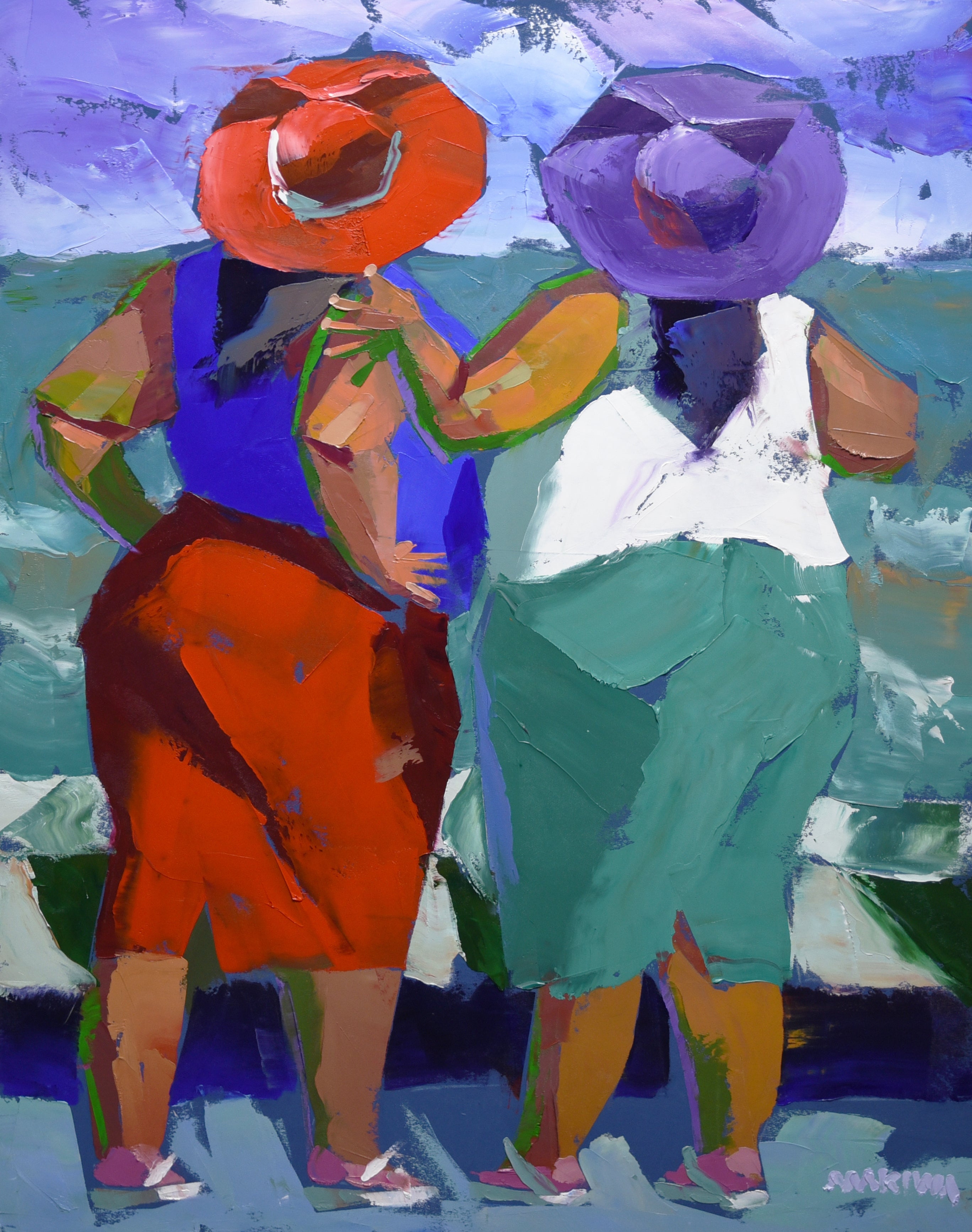 Seaside Secrets 71x56cm Oil On Canvas