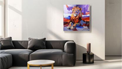 Beyond The Horizon  80x80cm Acrylic On Canvas