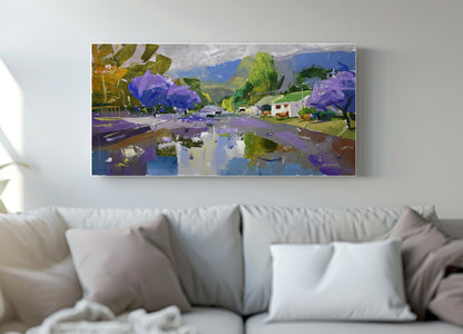 Slow Afternoon 60x120cm Acrylic On Canvas
