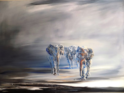 After The Rain 100x140cm Oil on Canvas