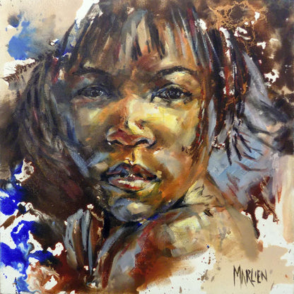 Beauty 50x50cm Oil on Canvas