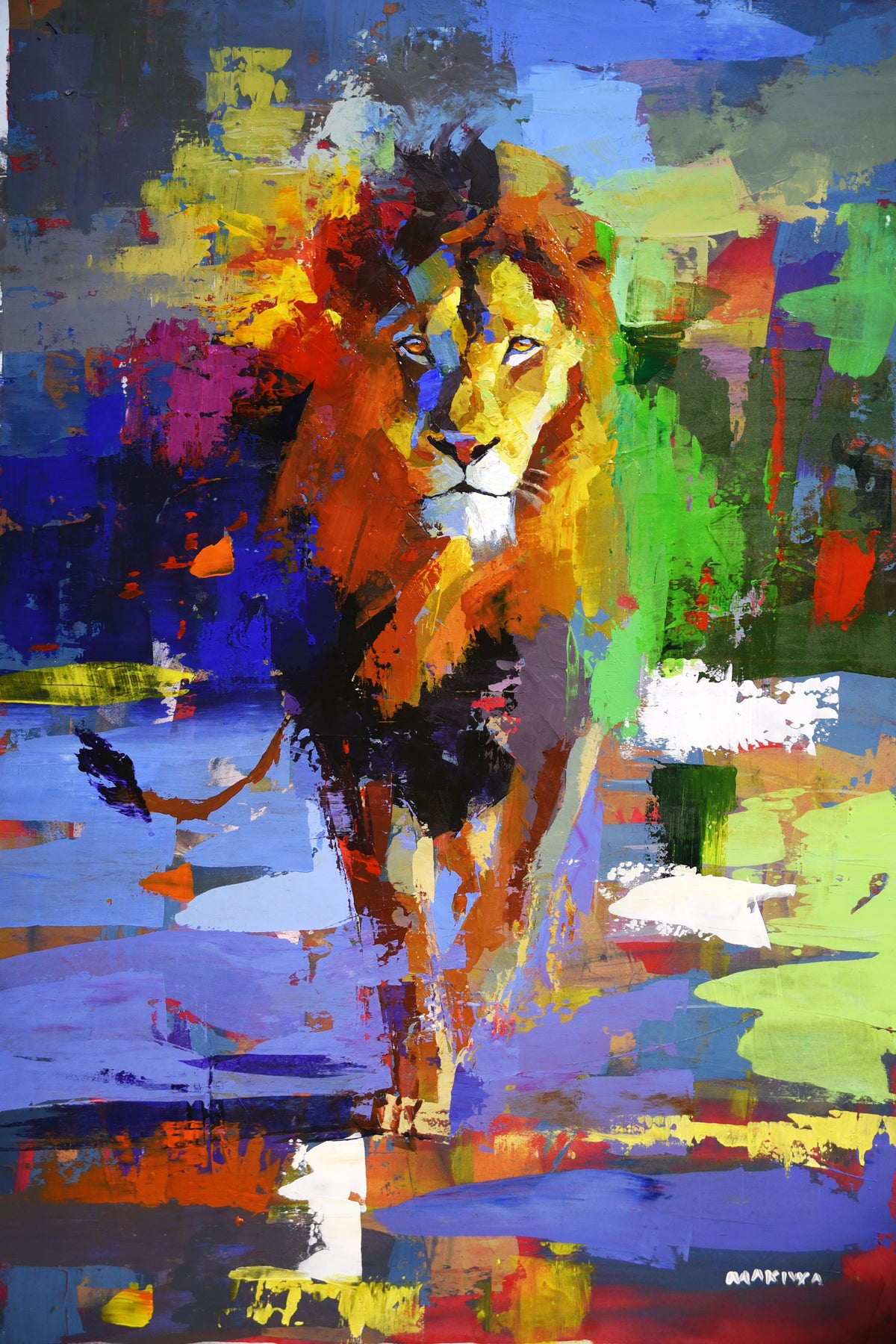Between Fire and Sky Acrylic On Canvas 120x80cm