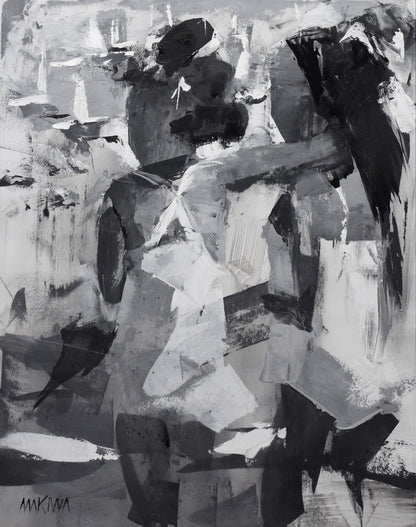 Between Us 71x56cm Acrylic On Canvas