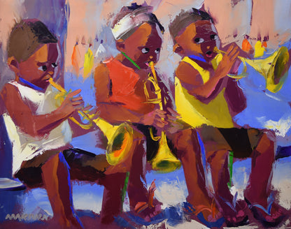 Brass Beginnings 56x71cm Oil On Canvas