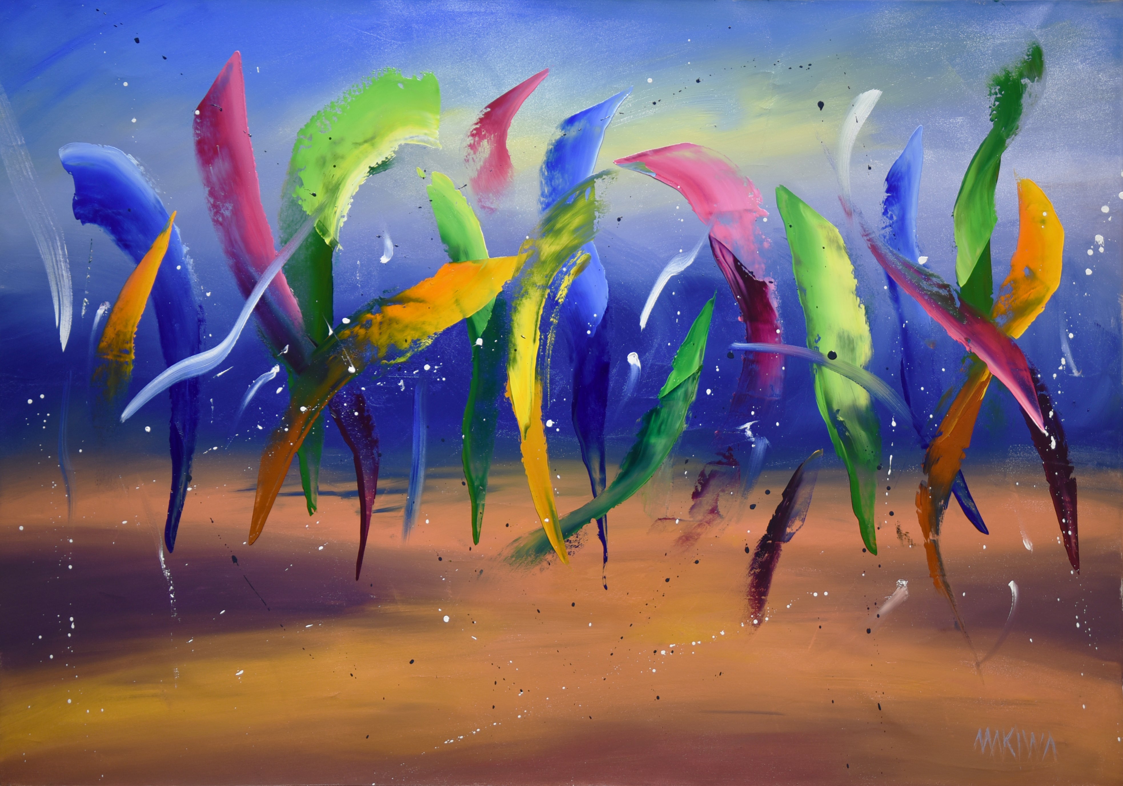 City Life 70x100cm Oil On Canvas