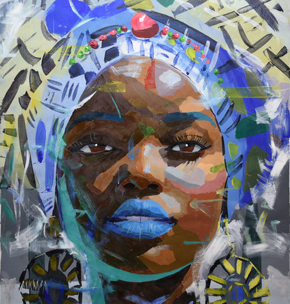 Crown of Light 105x100cm Acrylic on Canvas