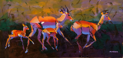 Twilight 80x170cm Oil on Canvas