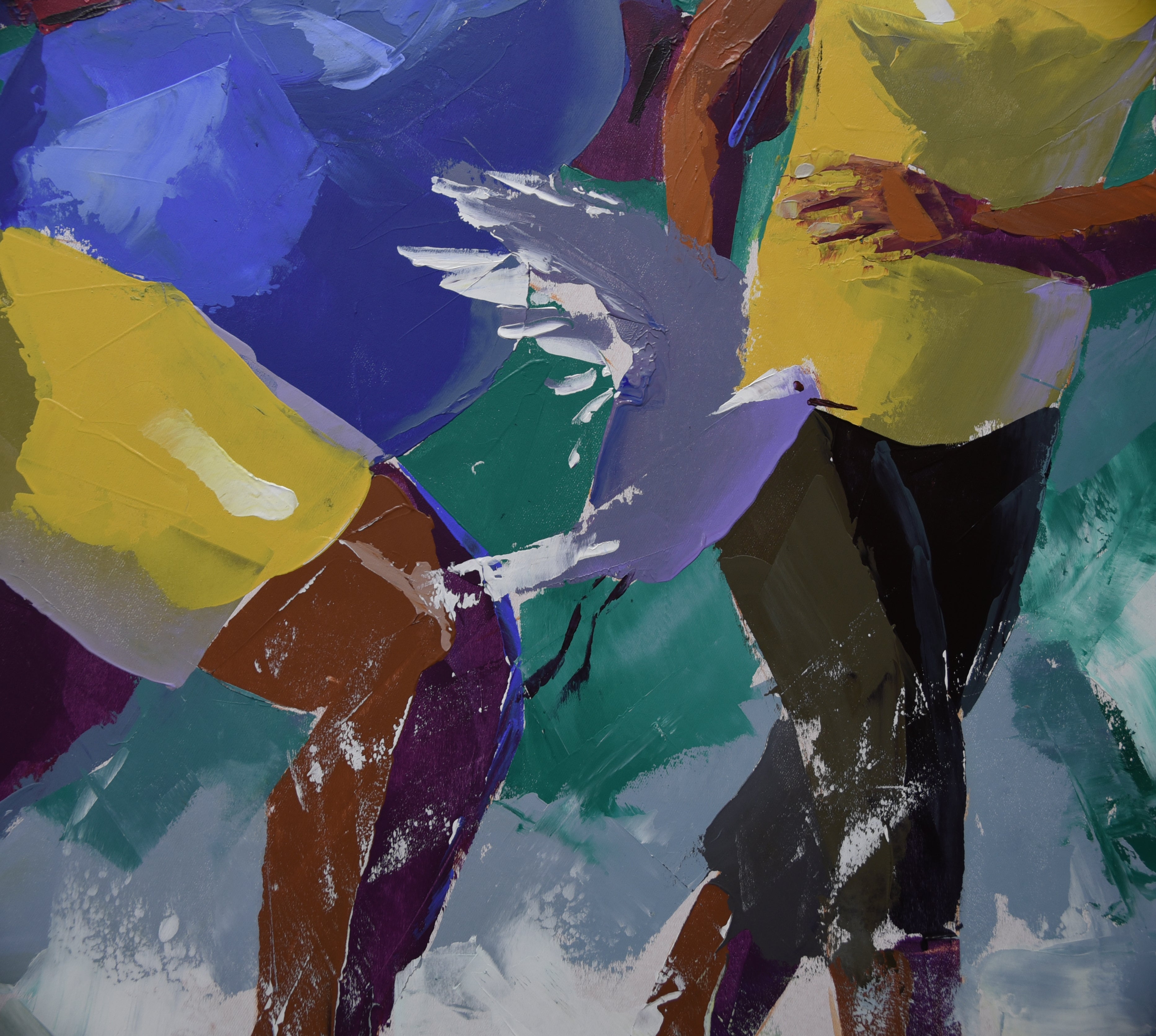 Mzansi Galz 80x170cm Acrylic On Canvas