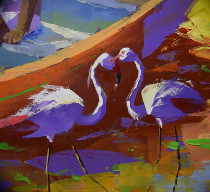 The Little Expedition 100x130cm Acrylic On Canvas