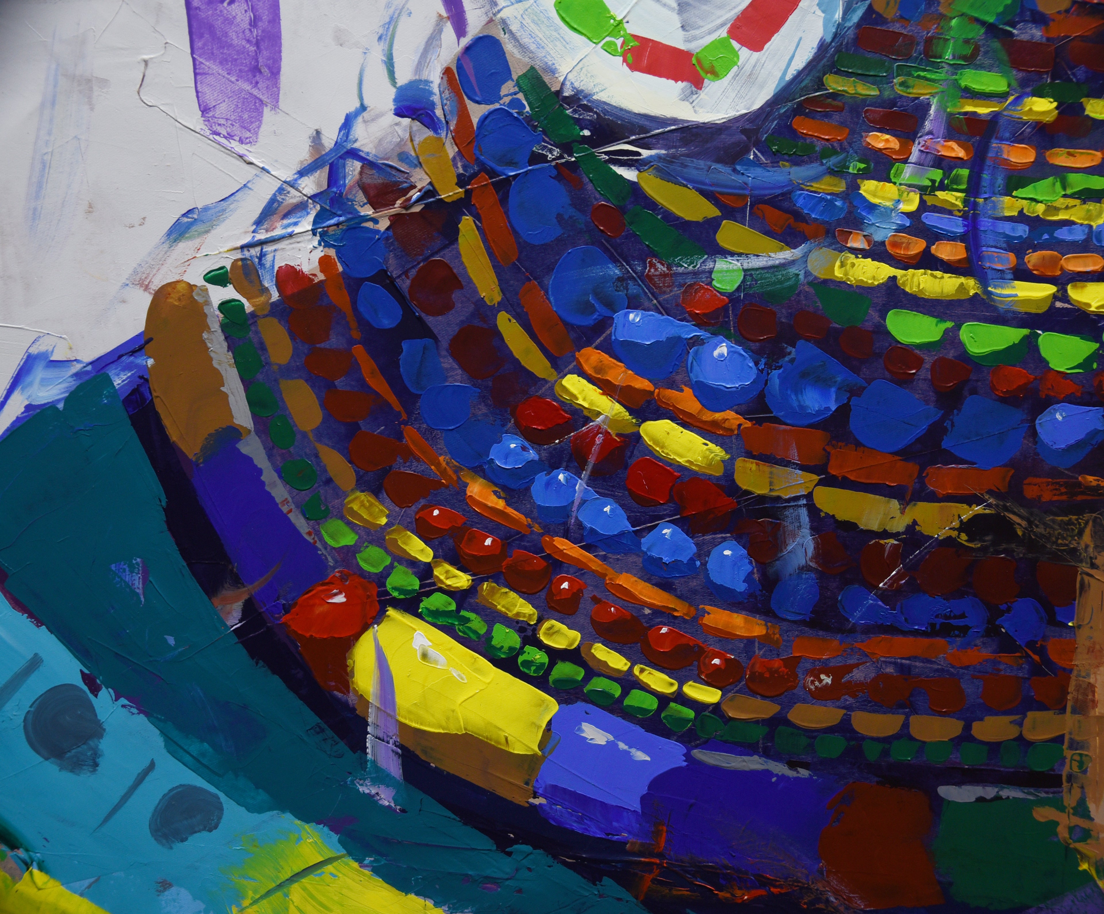 The Banana Queen 3 140x140cm Acrylic On Canvas