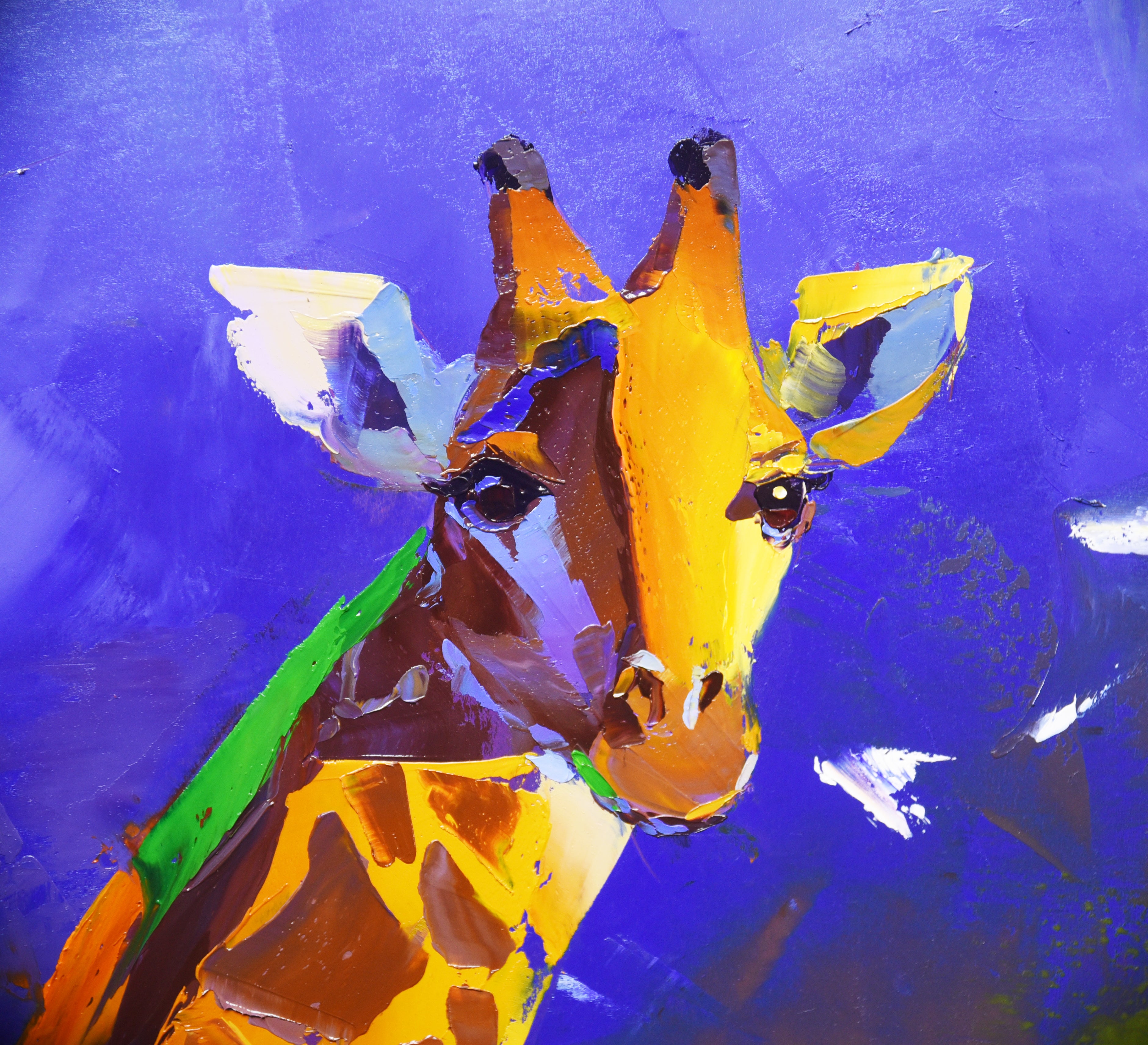 Among the Falling Leaves 140x85cm Oil On Canvas