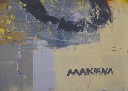 Silent Velocity 60x130cm Oil On Canvas