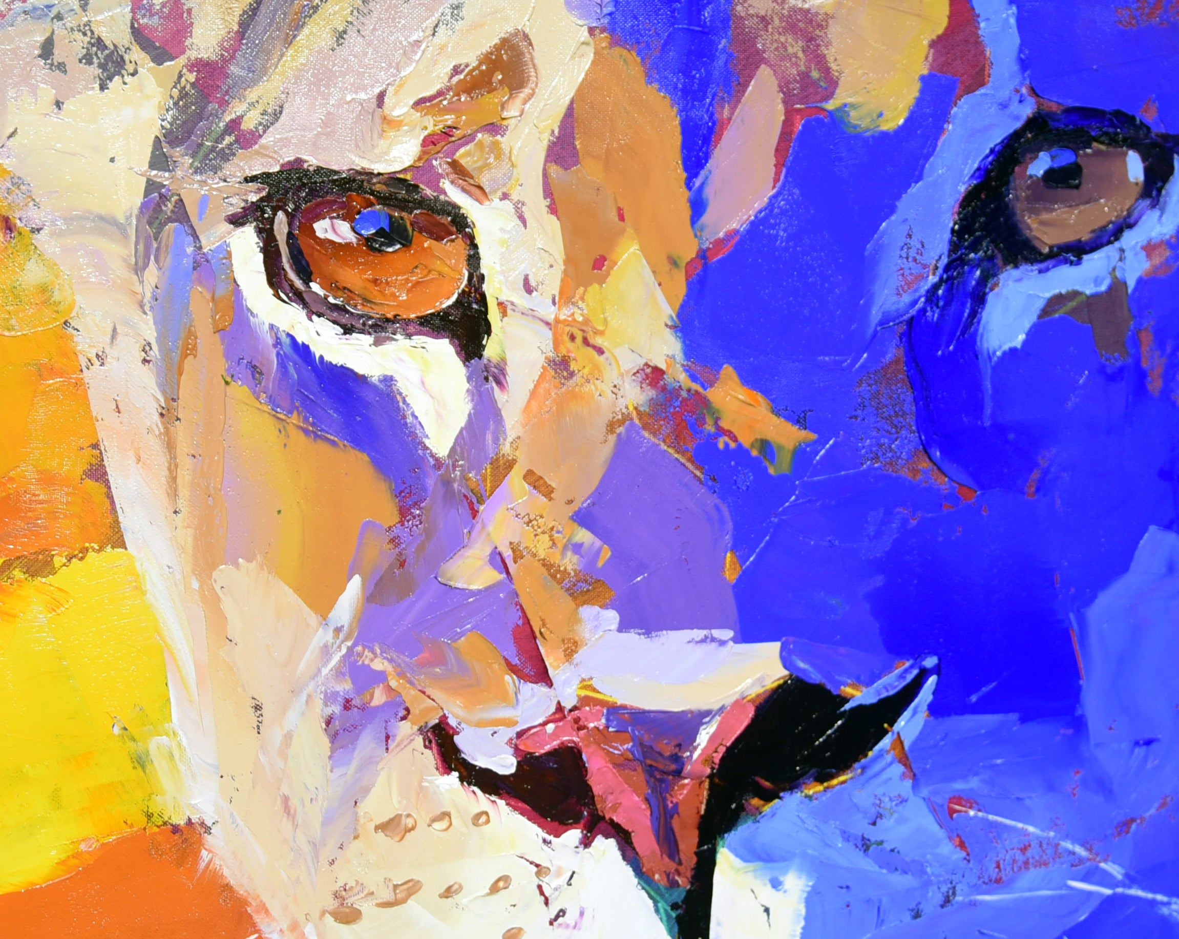 Quiet Strength 70x70cm Oil On Canvas