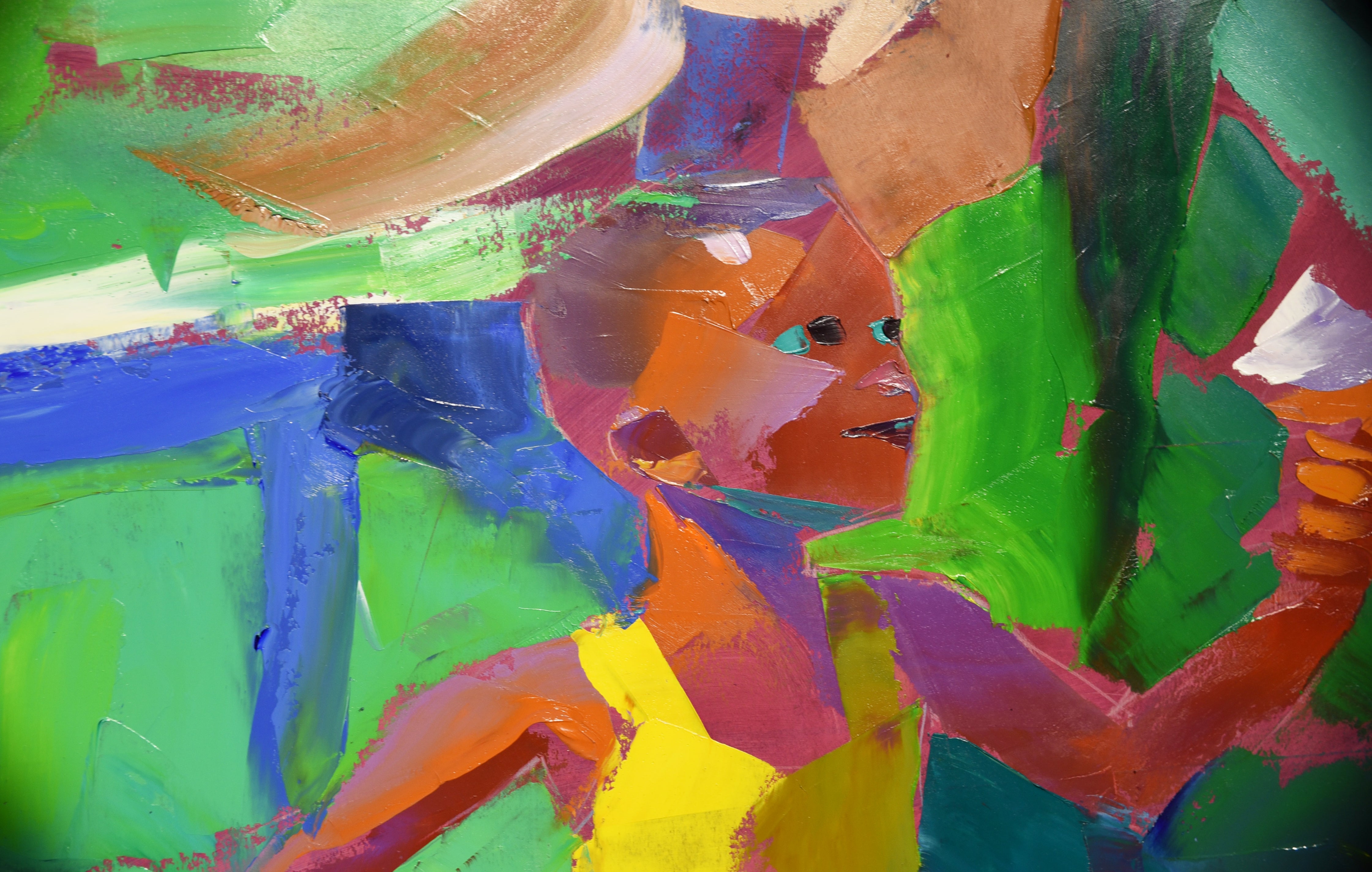 Back at the Ice Cream Corner 100x140cm Oil on Canvas