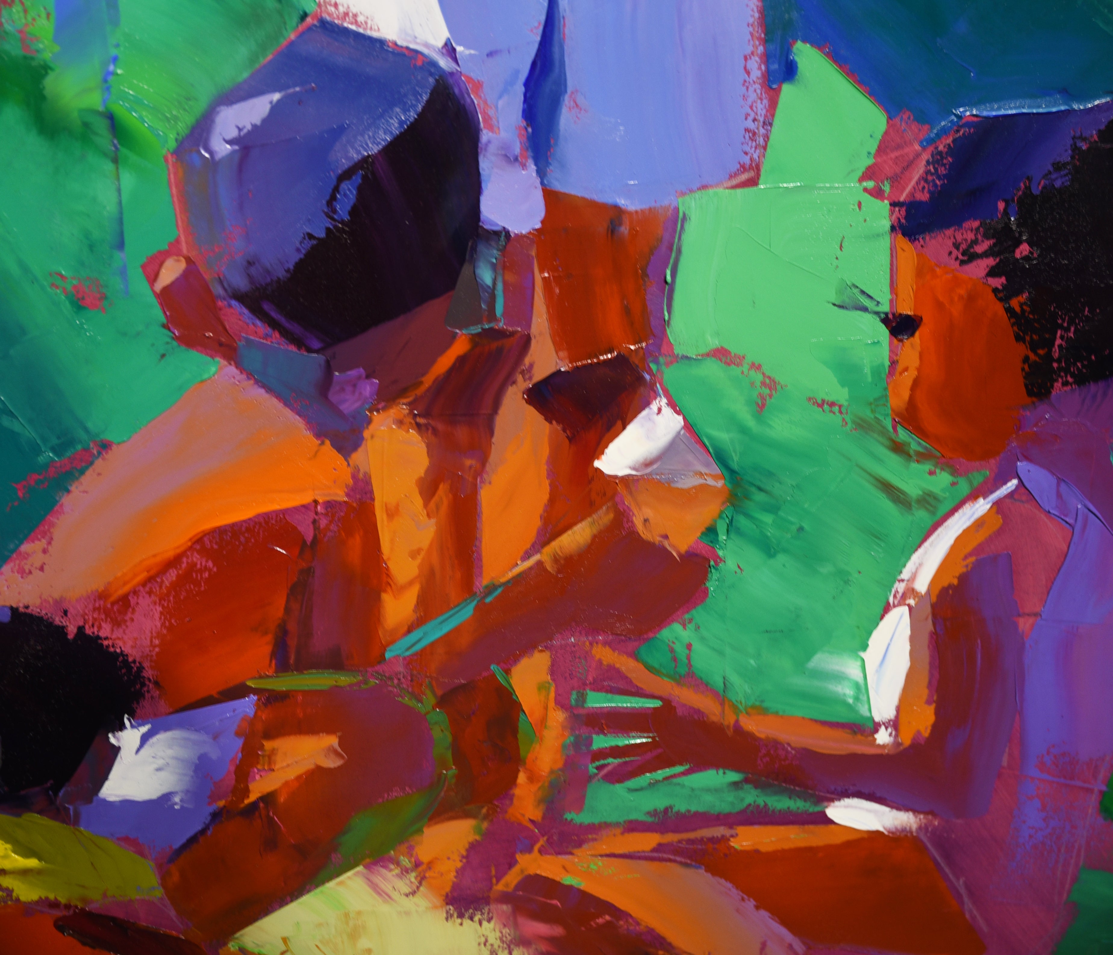 Back at the Ice Cream Corner 100x140cm Oil on Canvas