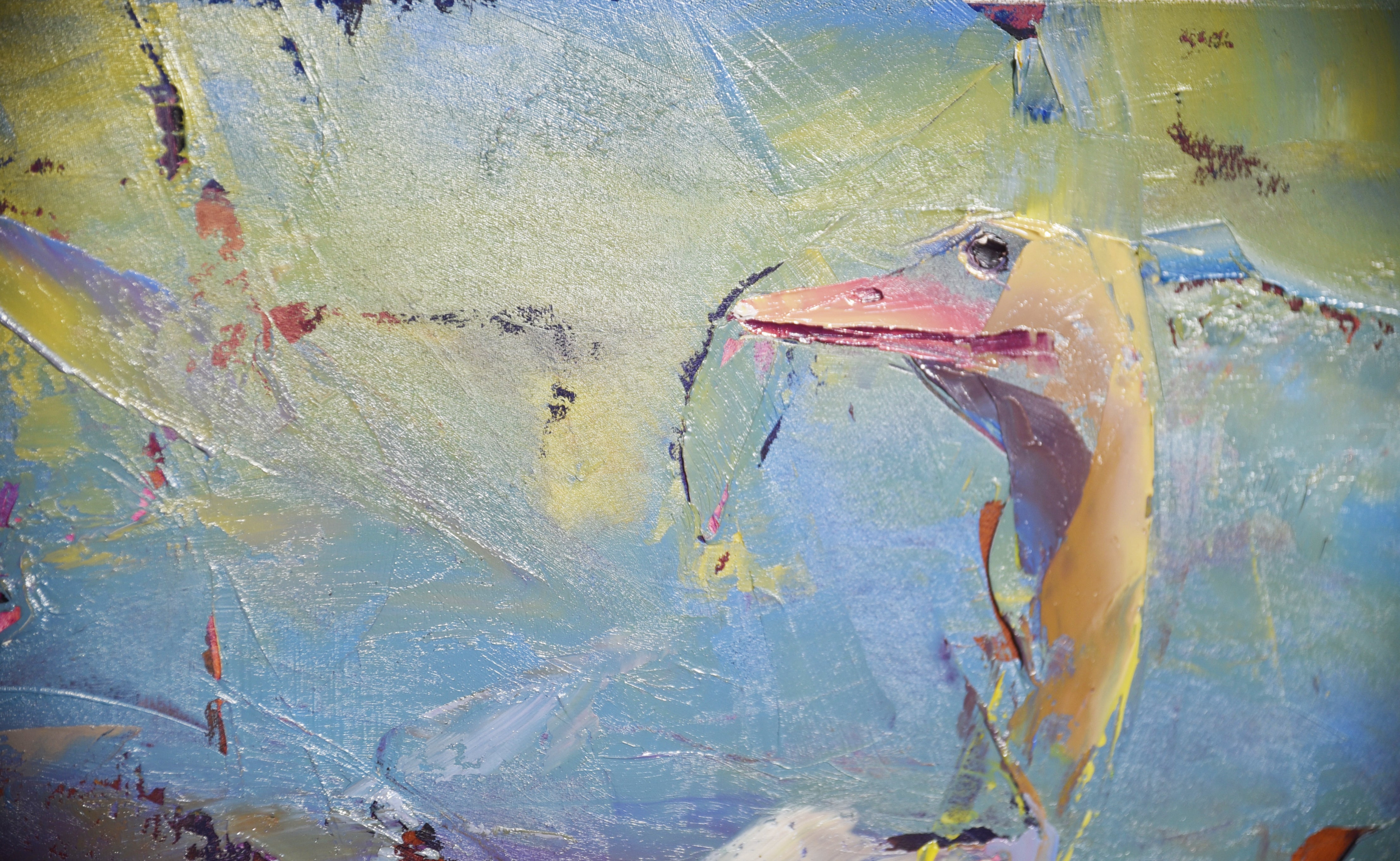 The Conference in the Valley 90x170cm Oil On Canvas