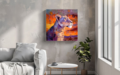 The Fire Within 55x55cm Oil On Canvas