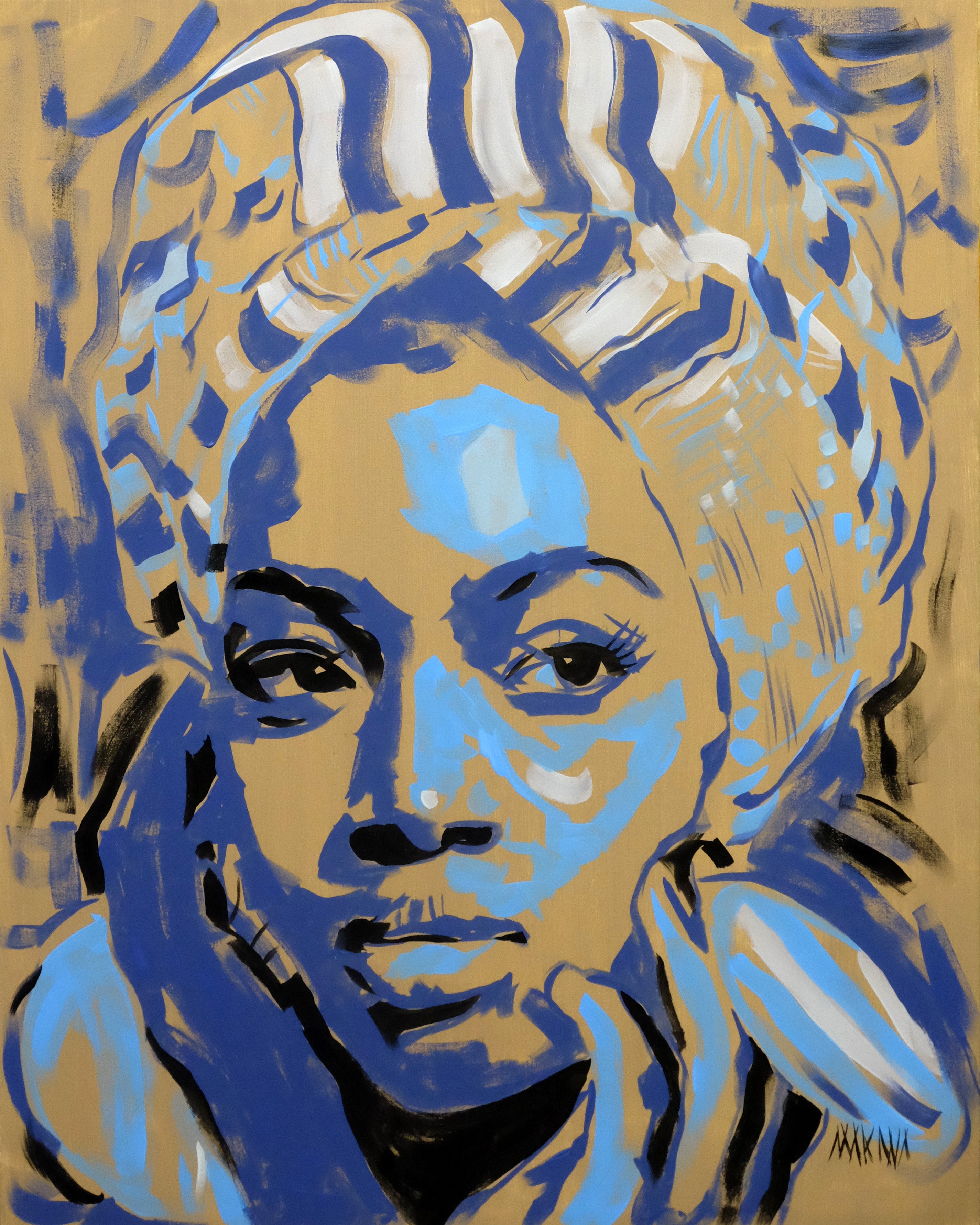 Held by Thought  100x80cm Acrylic On Canvas