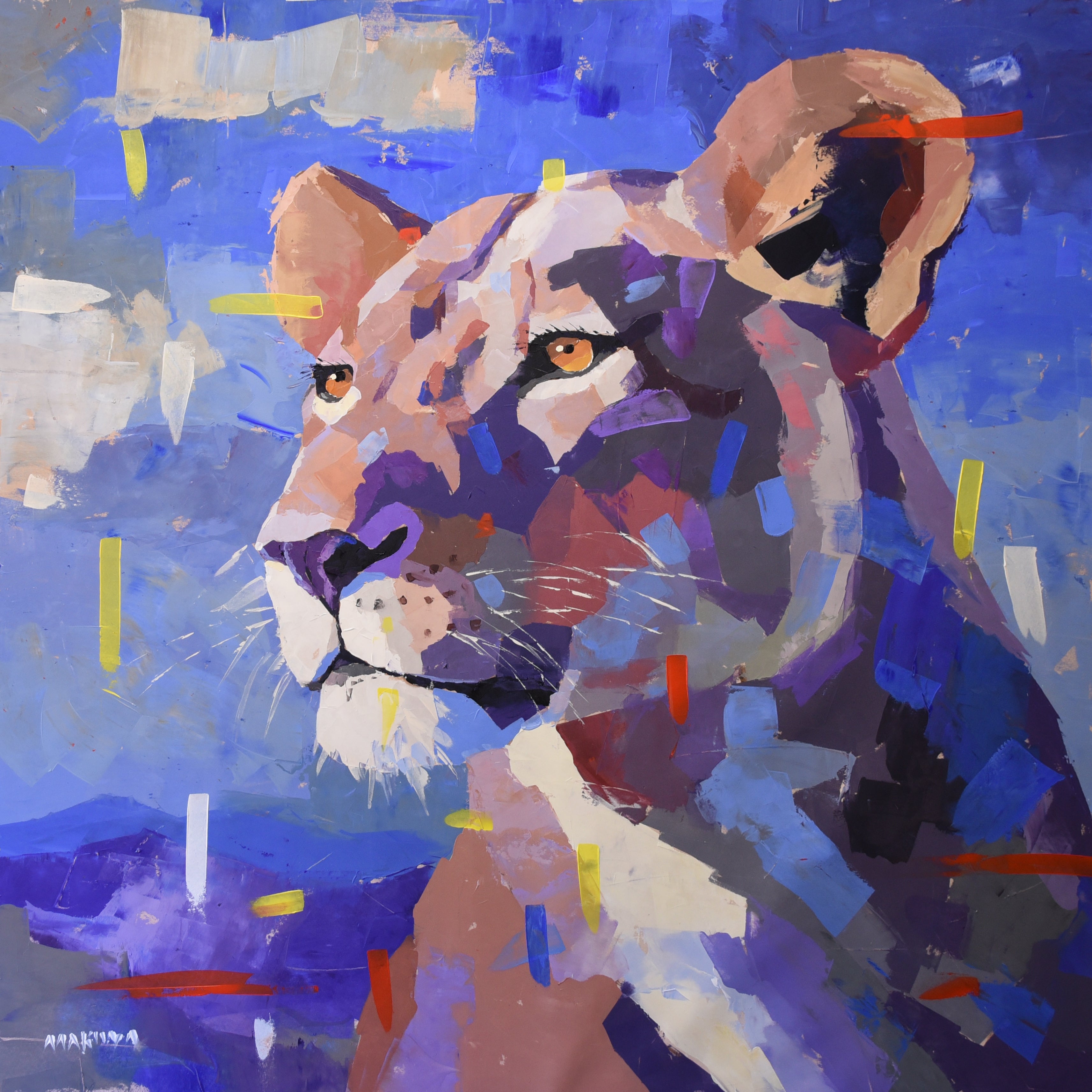Horizon Seeker 120x120cm Acrylic on Canvas