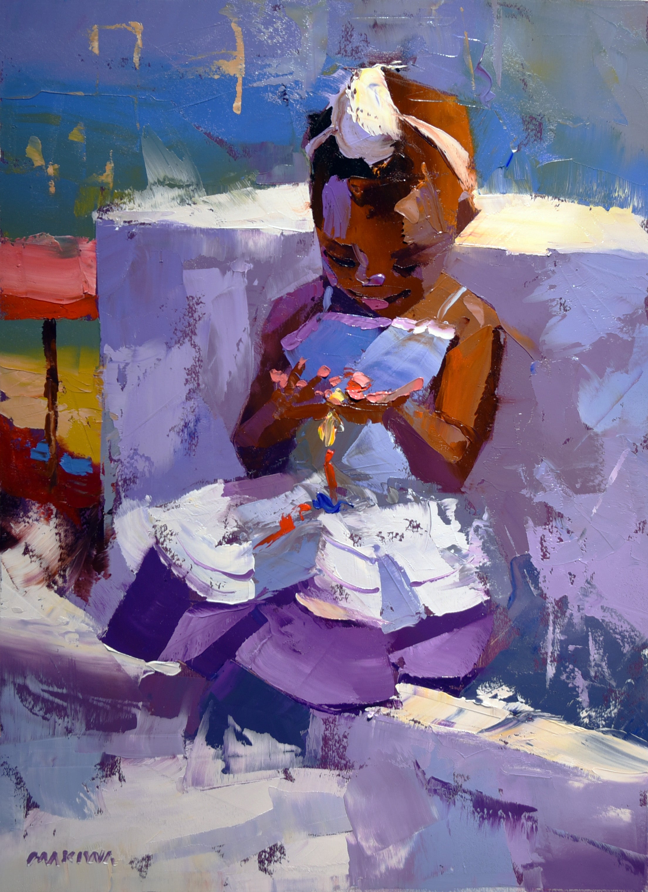 Tiny Treasures 55x40cm Oil on Canvas