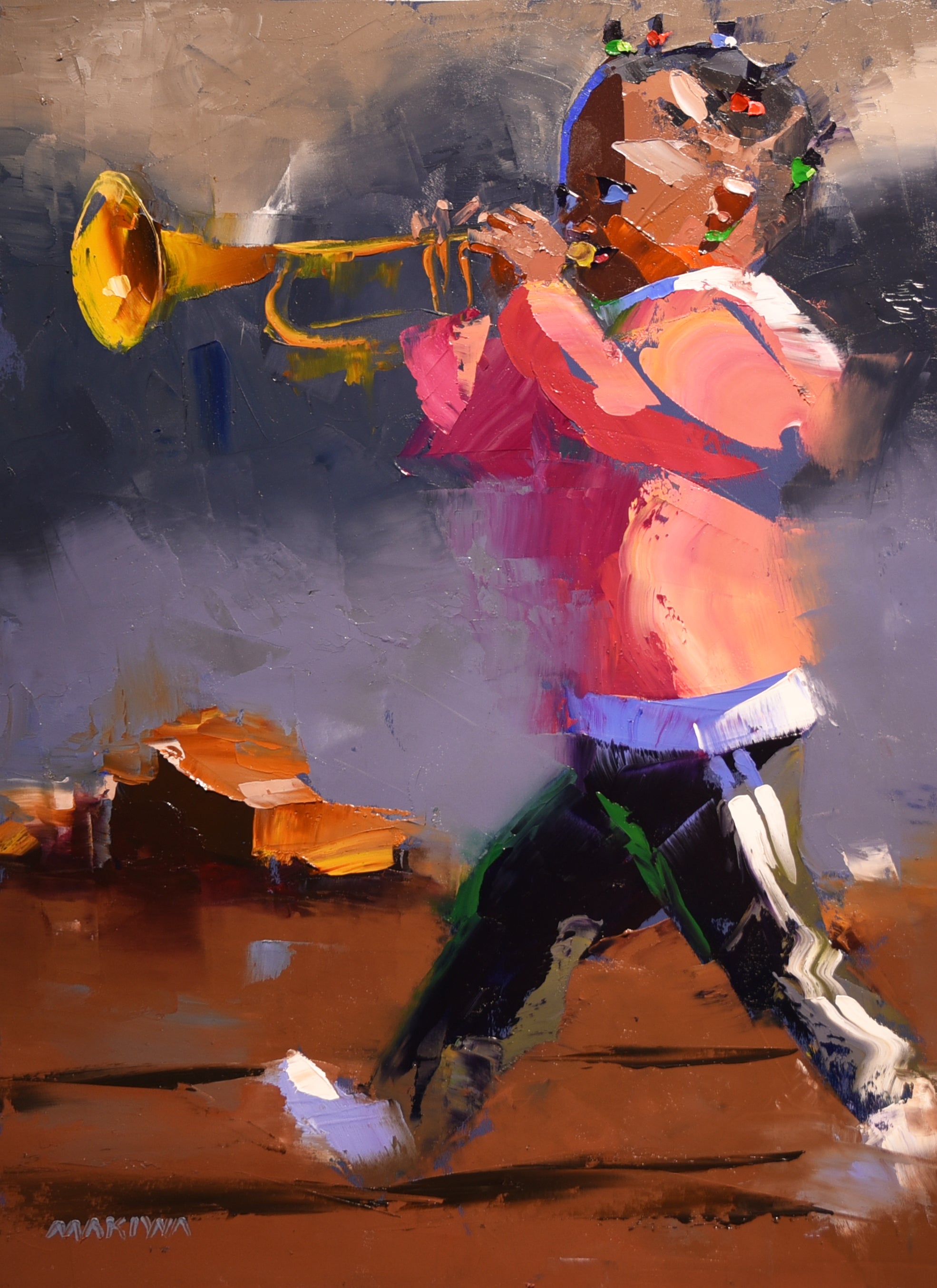 March of Joy 55x40cm Oil On Canvas