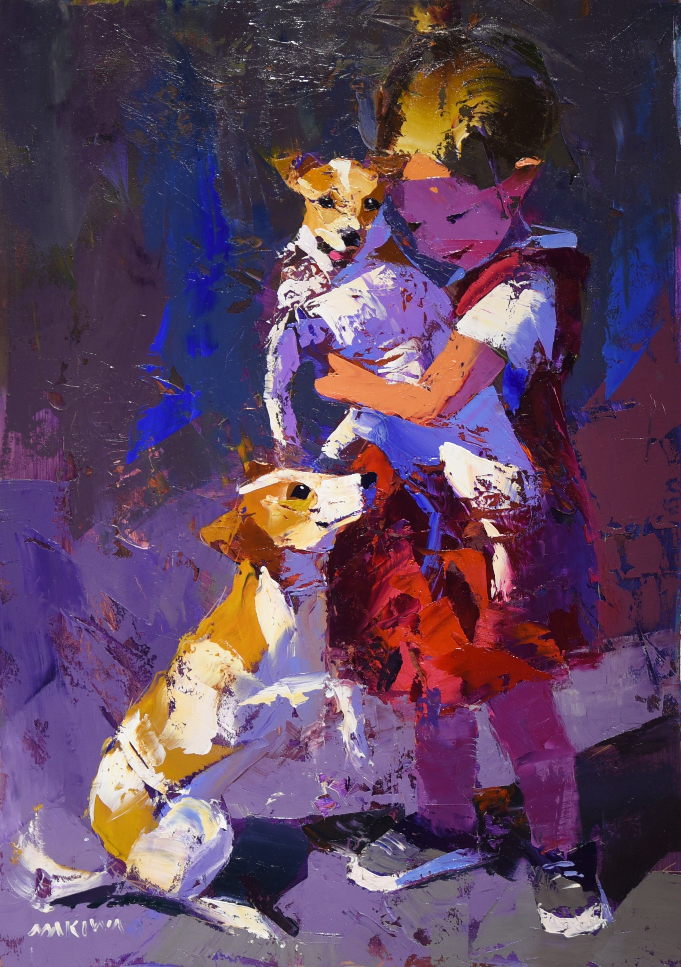 Me Too 71x56cm Oil On Canvas