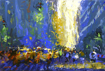 Morning Lights 71x105cm Acrylic on Canvas