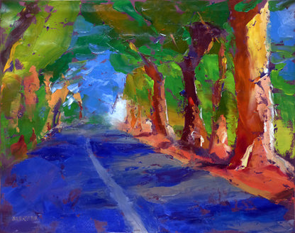 The Way Home 56x71cm  Oil on Canvas