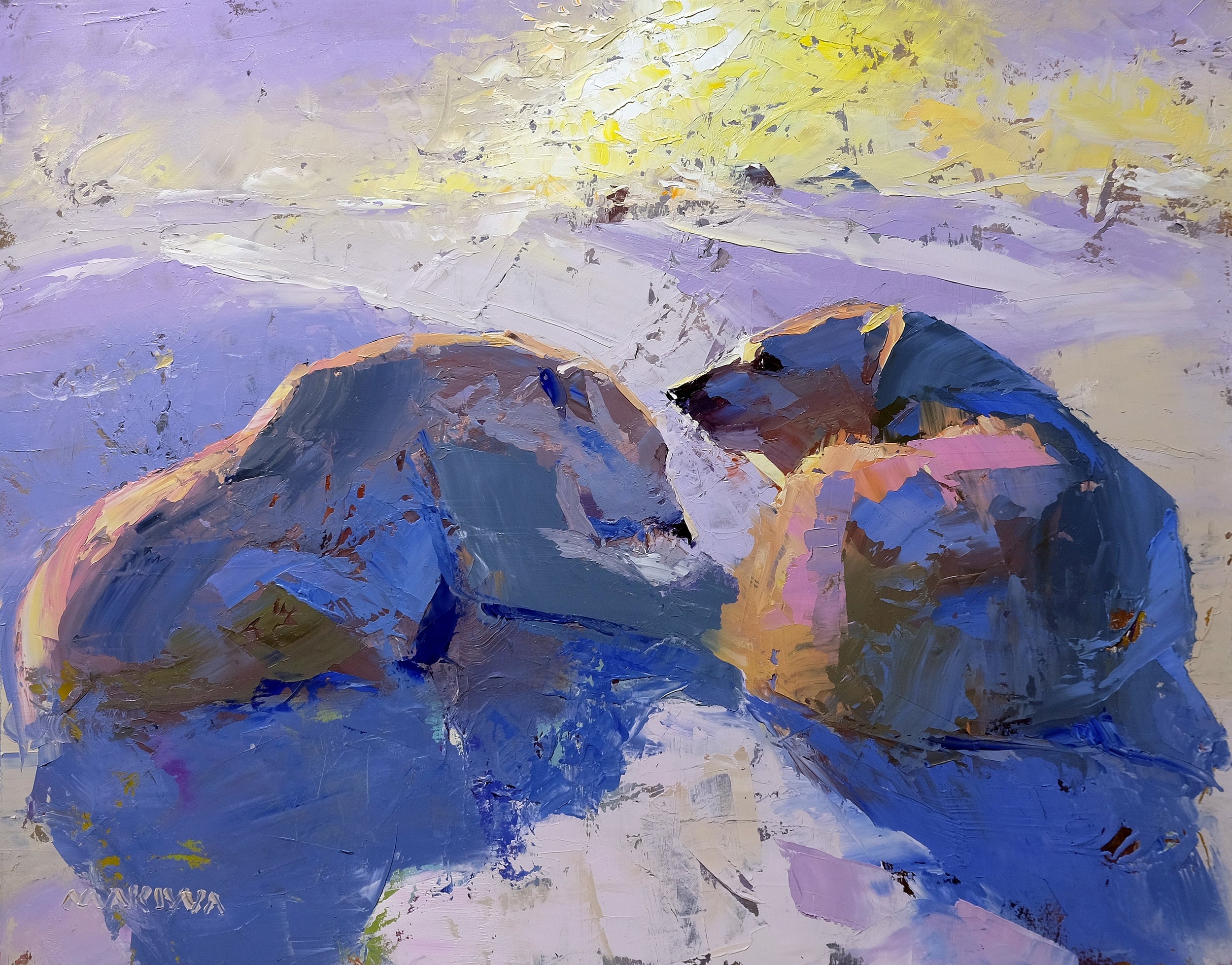 Polar Summer 56x71cm Oil on Canvas