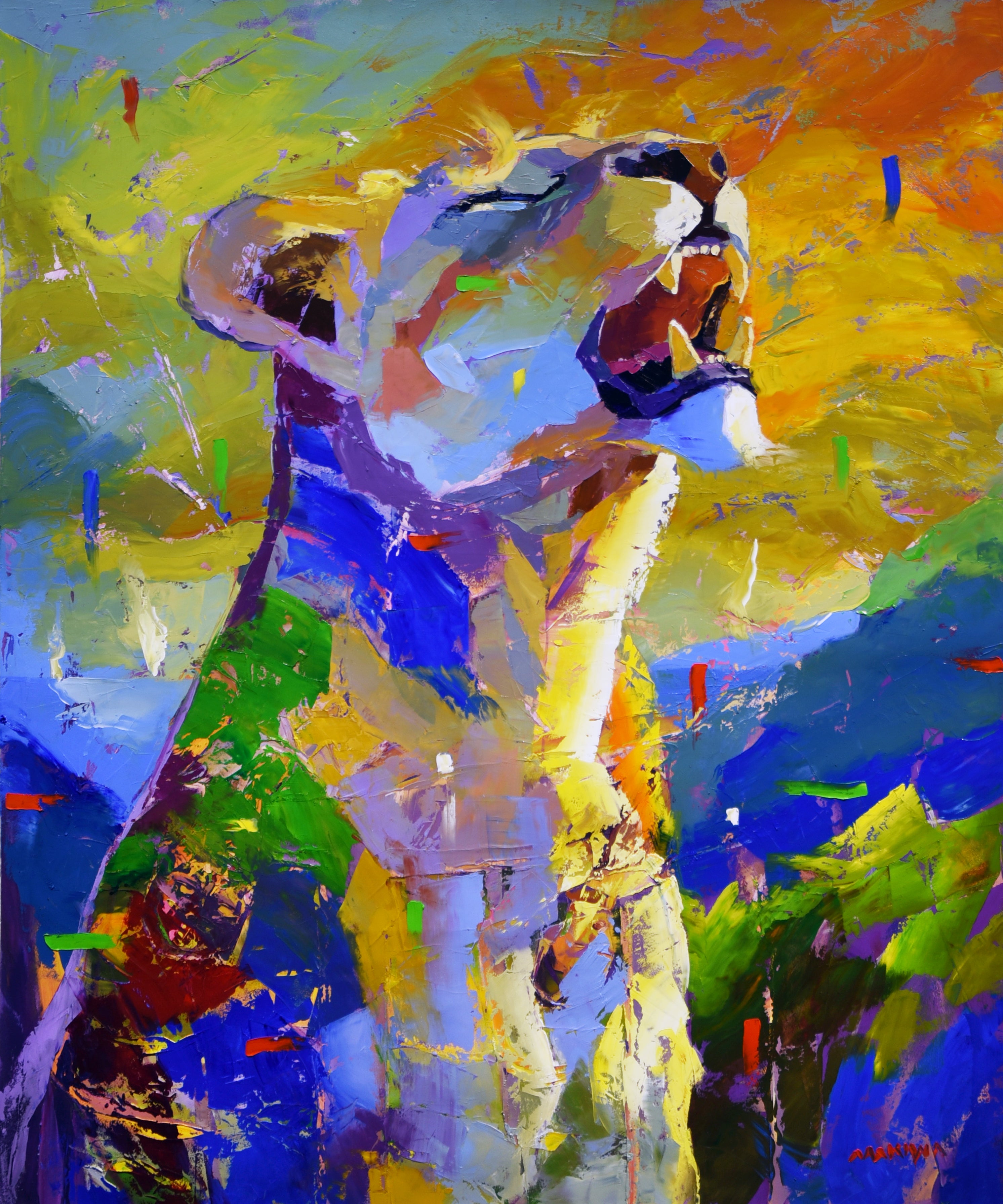 Queen Of The Valley 120x100cm Oil On Canvas