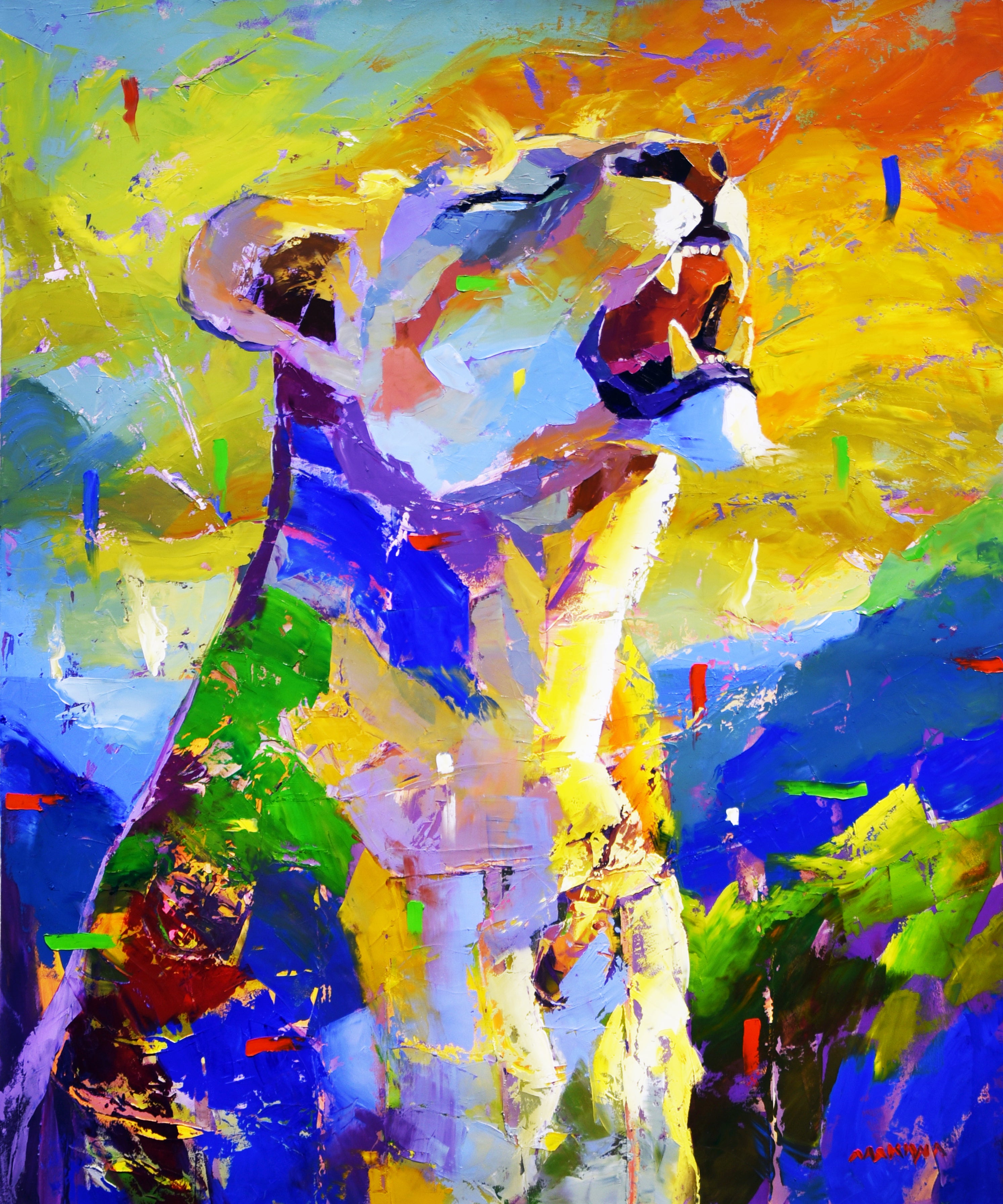 Queen Of The Valley 120x100cm Oil On Canvas