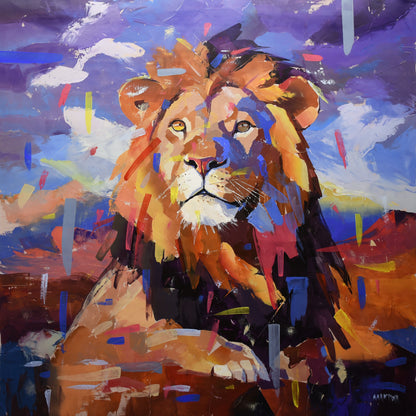 Skyward Reverie 140x140cm Acrylic on Canvas