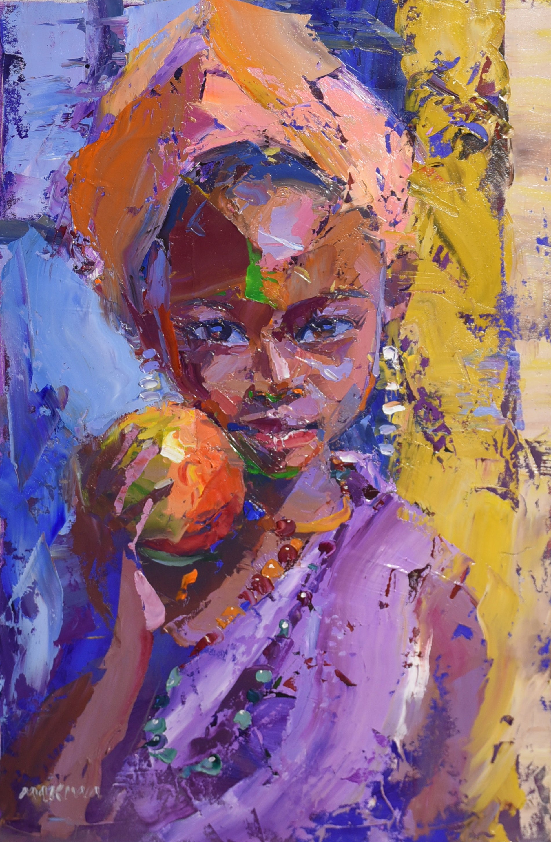 Small Harvest 55x36cm Oil on Canvas