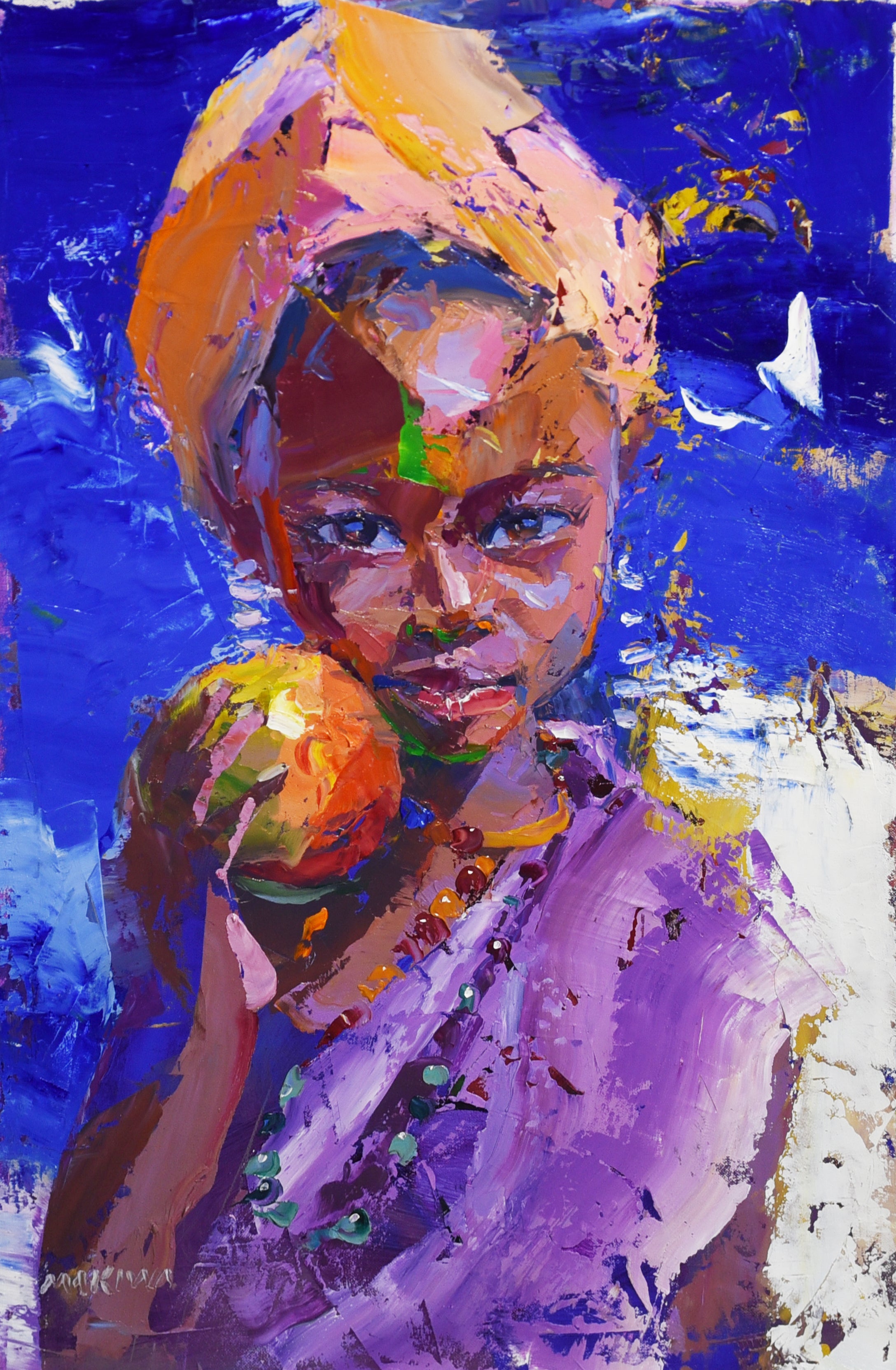 Small Harvest 55x36cm Oil on Canvas