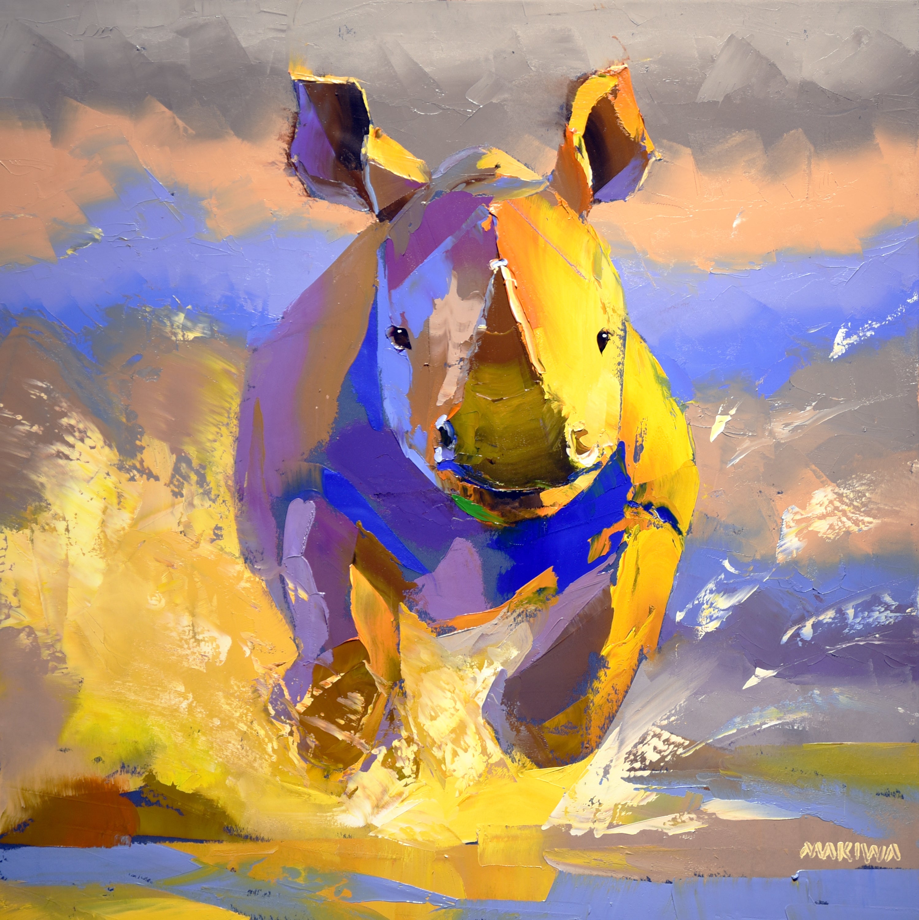 Spirit of Dawn 50x50cm Oil On Canvas