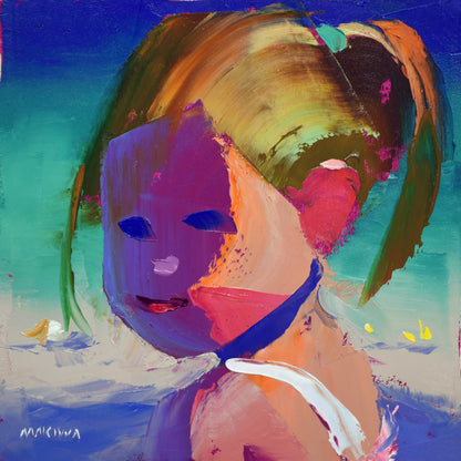 Splash of Innocence 20x20cm Oil on Canvas