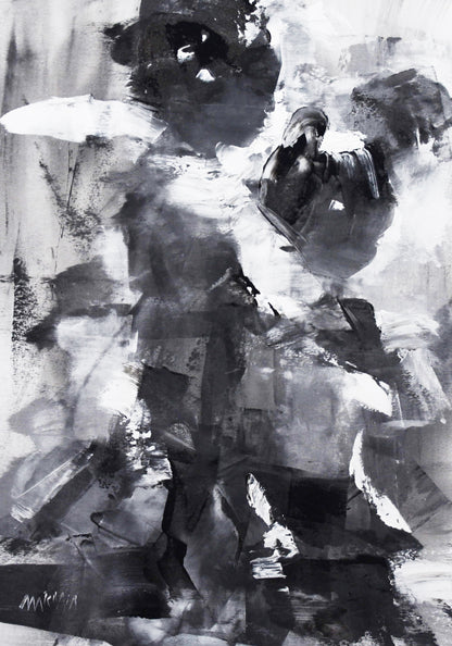 Stay With Me 50x35cm Acrylic On Canvas