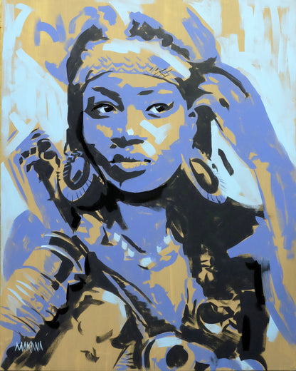 Stillness, Unbroken 100x80cm Acrylic on Canvas