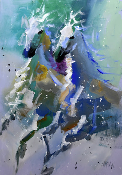 Storm Riders 100x70cm Acryic On Canvas