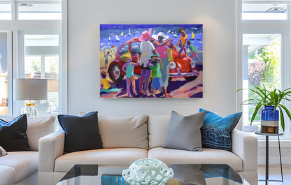 Let's Go! 100x140cm Acrylic On Canvas