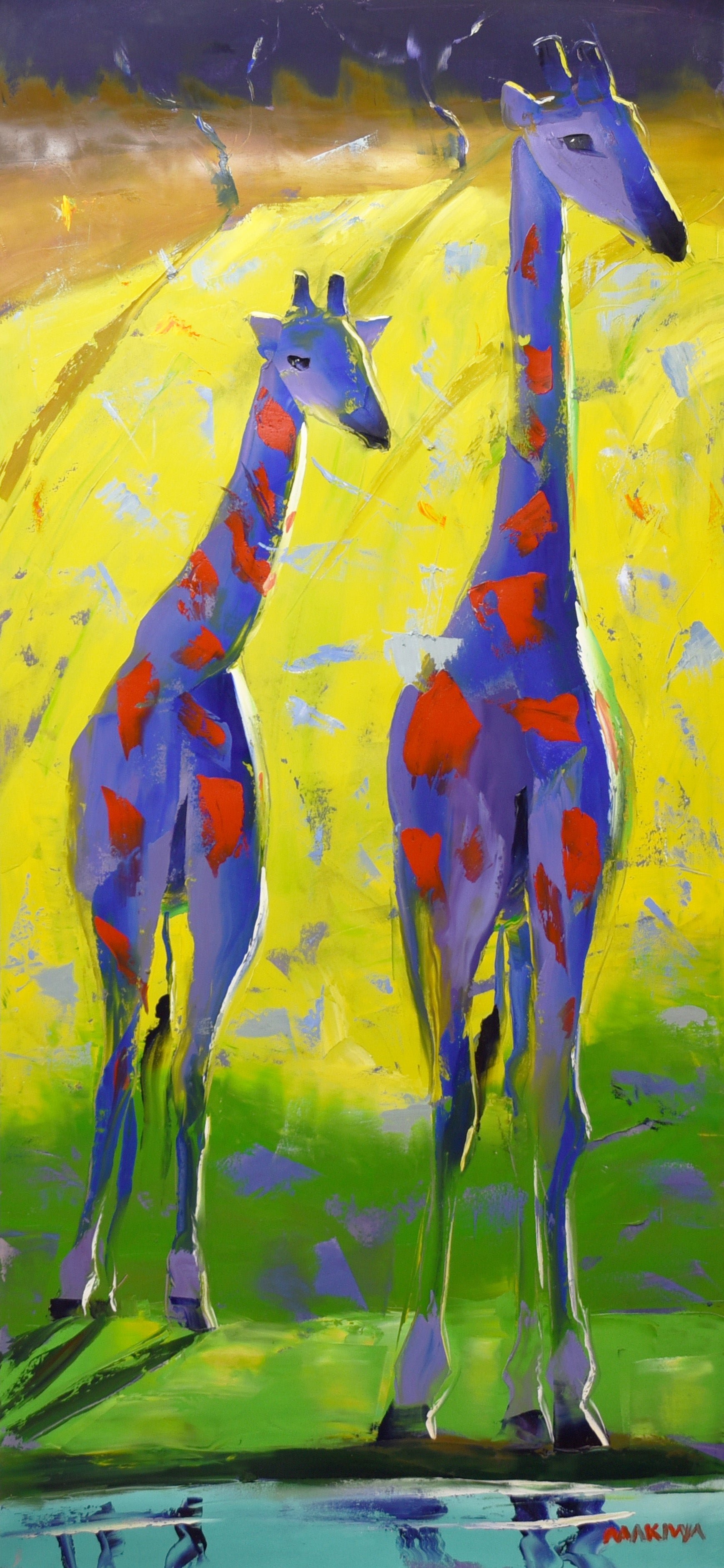 Tall Stories 130x60cm oil On Canvas