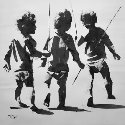 The Expedition 55x55cm Acrylic On Canvas