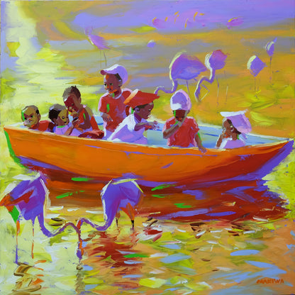 The Red Boat 120x120cm R105 000.jpg