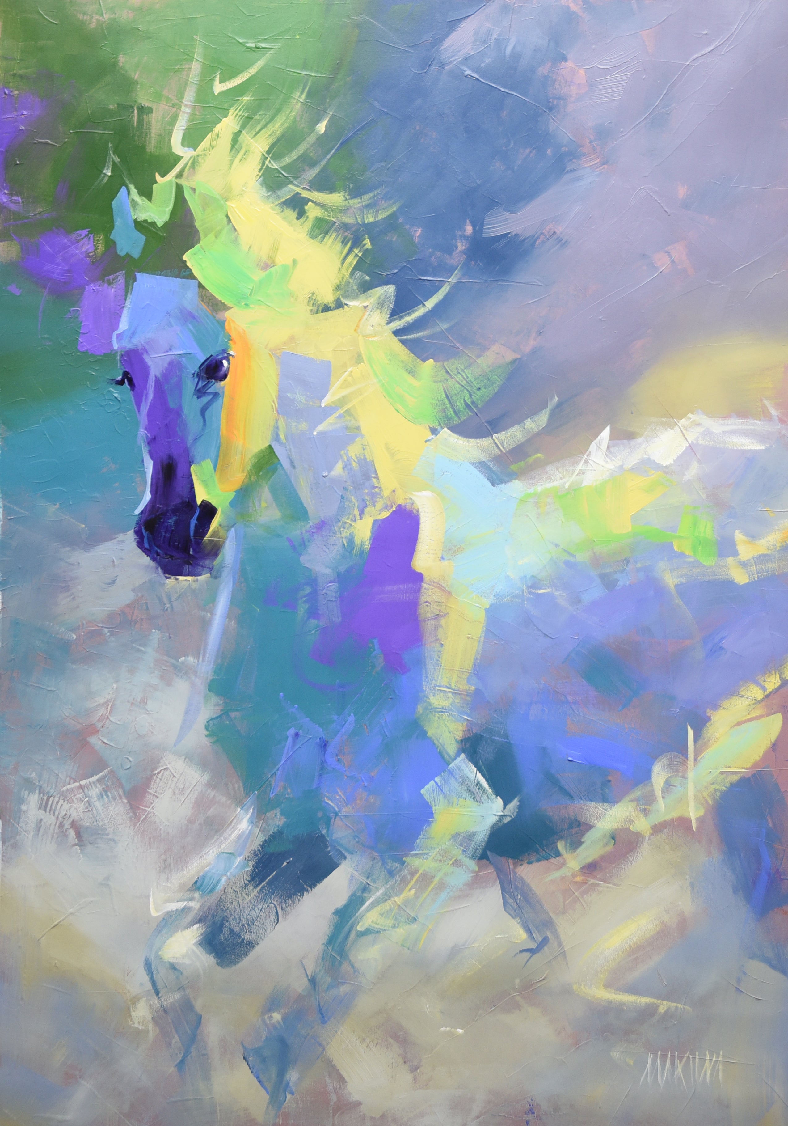 The Untamed Light 100x70cm Acrylic On Canvas