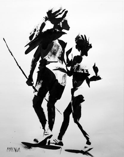 The Way Forward 71x56cm Acrylic On Canvas