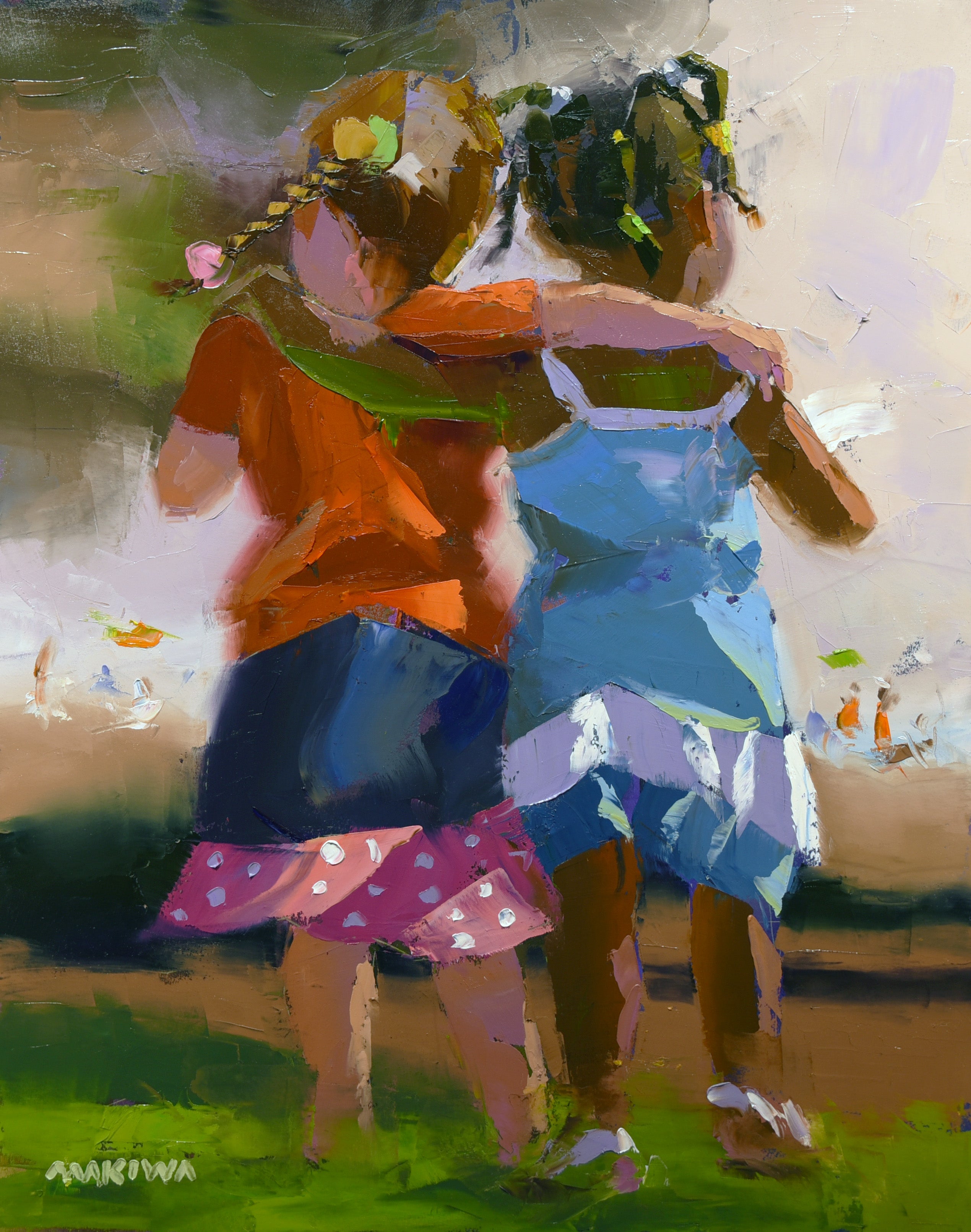 Together Always 71x56cm Oil On Canvas
